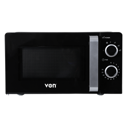 Von VAMS-20MGX Microwave Oven Solo 20L – Black